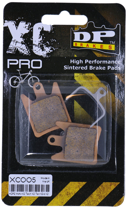 XC PRO - DP BRAKES X-Country Sintered Disc Brake Pads for Hope Moto V2 Systems
