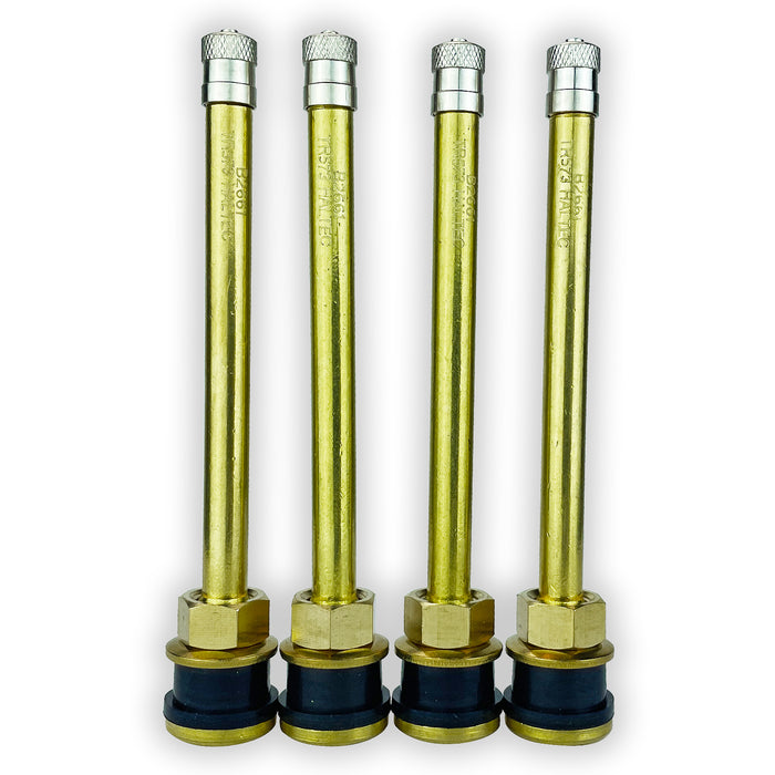 TR573A 4 3/8 inch Straight Truck and Bus Tire Brass Valve Stem for