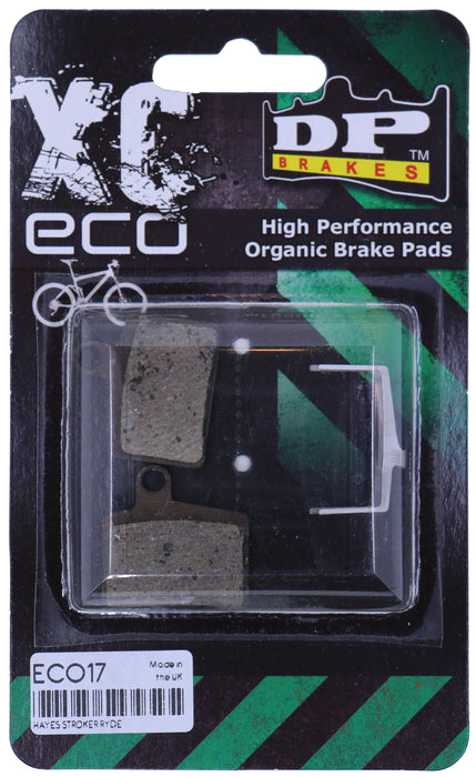 XC ECO - DP BRAKES Organic Disc Brake Pads for Hayes Stroker Ryde Brake Systems