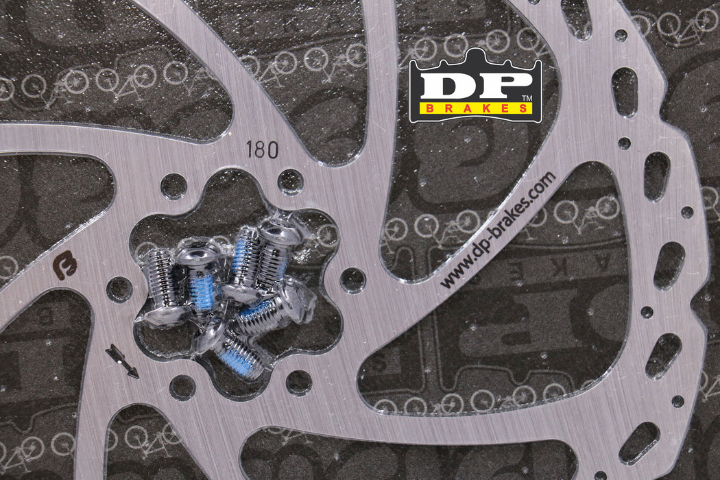 BRAKE MONSTER CRYOROTOR - DP BRAKES 1 Piece 180mm 6 Bolt Frozen Disc Brake Rotor