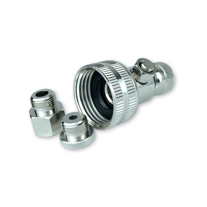 Haltec N-1091 Valve Stem Garden Hose Water Adapter for Air and Liquid Fill OTR and Agriculture Farm Tractor Tires.