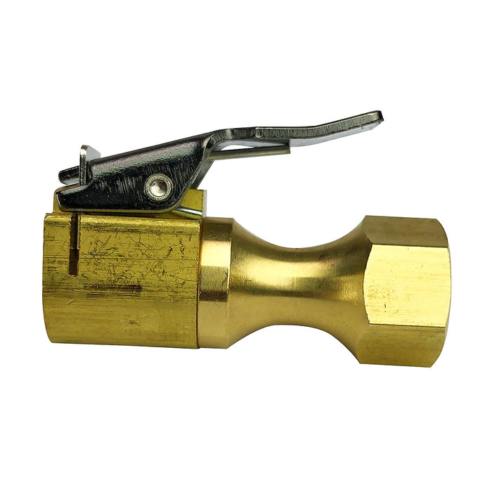 Haltec CH-360OP Brass Lock On Open Air Chuck Clip On European Style 1/4 inch NPT
