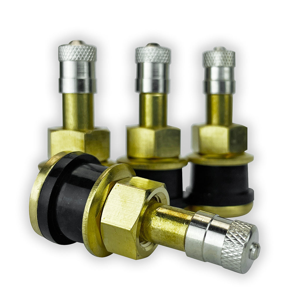 TR501 Straight Truck and Bus Tire 1 1/2 inch Brass Clamp In Valve