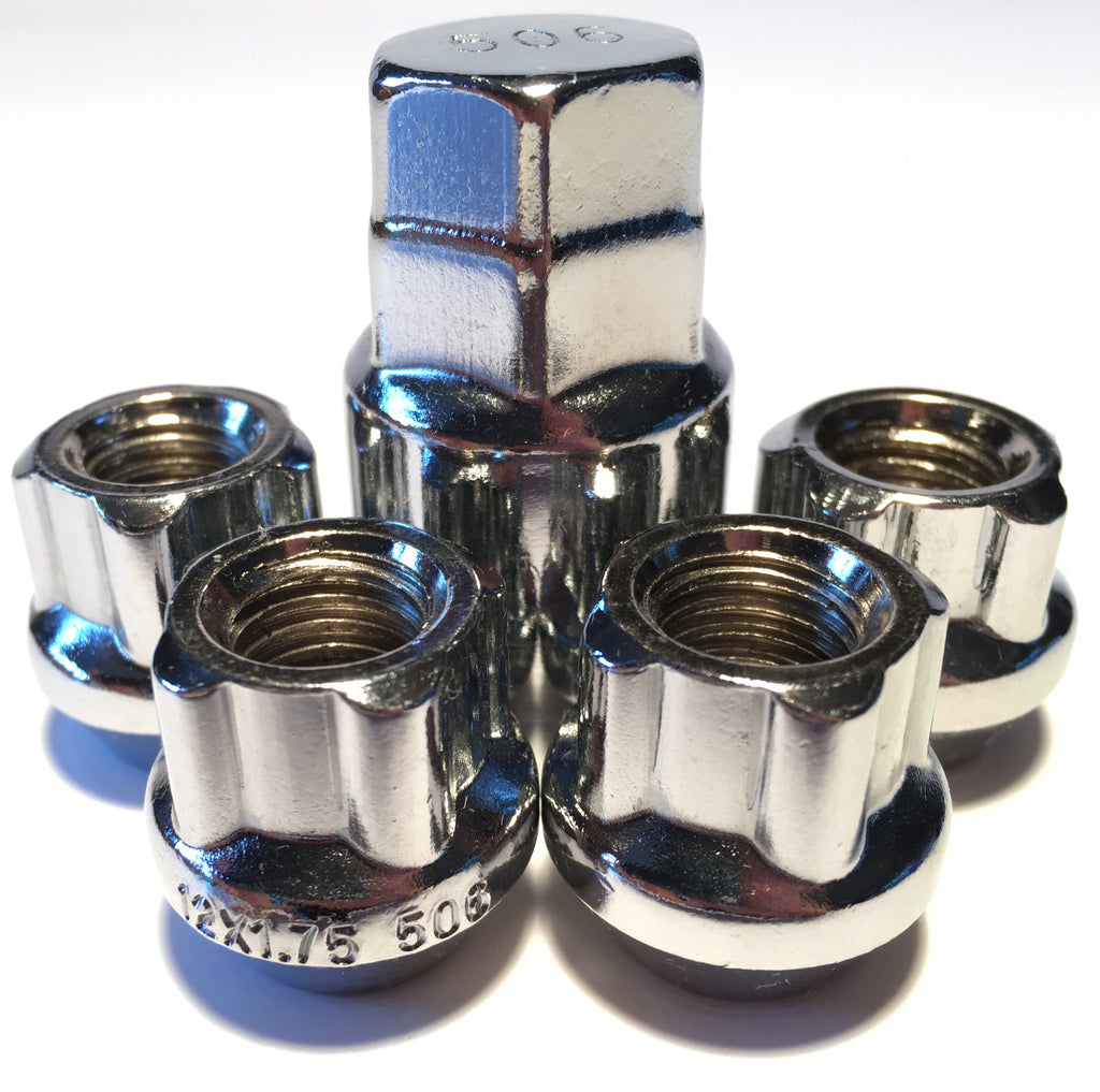 Ellis Excellence Set Of 4 Open Ended Alloy Wheel Locking Nuts, 1
