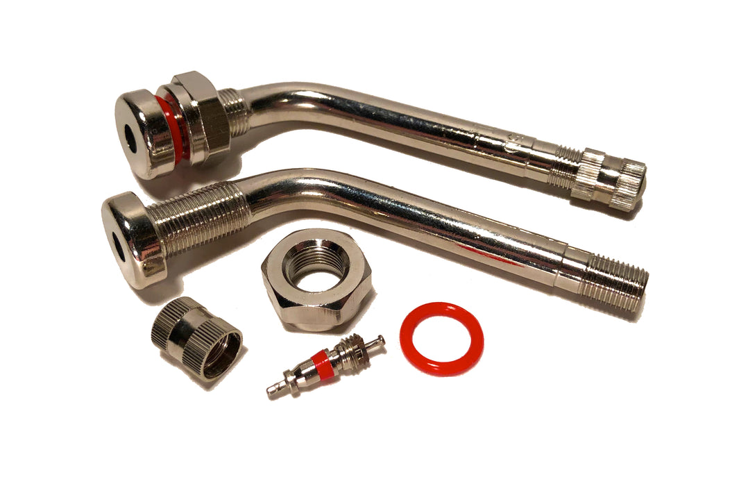 Tr545d TR545D 60 degree bend Nickel plated Brass Clamp-In Truck and Bus Valve ...