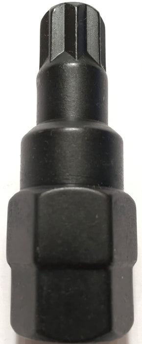 8 point/star key to 3/4 or 13/16 Hex, tuner wheel lug nut key socket adapter