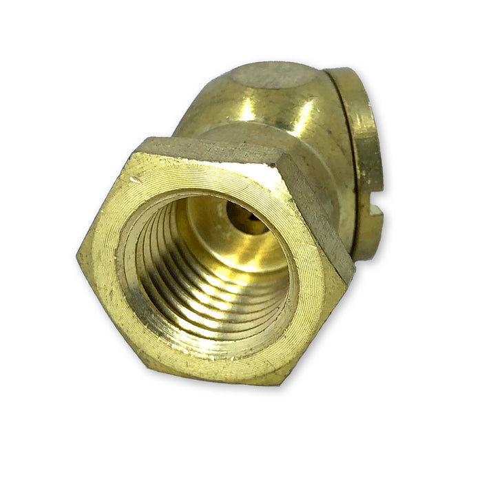 Solid Brass Ball Foot Closed Flow Air Chuck Tire Inflator Filler 1/4-inch FNPT by TYK Industries