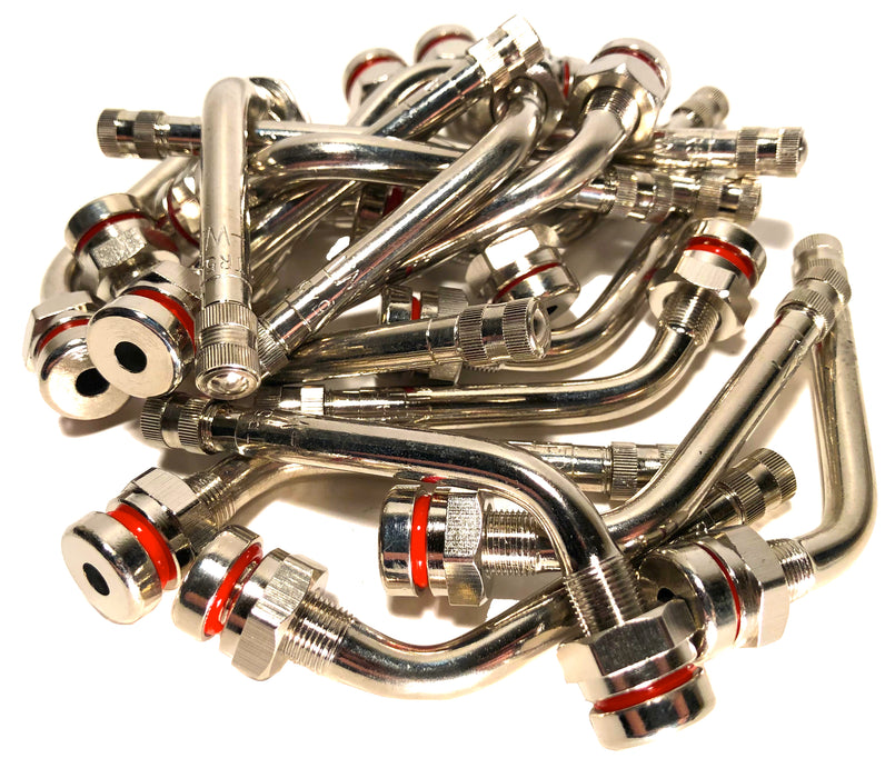 Tr545d TR545D 60 degree bend Nickel plated Brass Clamp-In Truck and Bus Valve ...