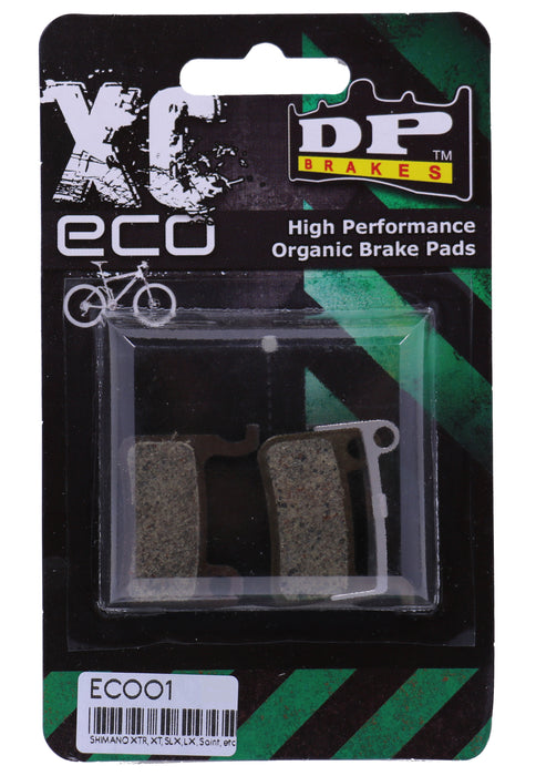 XC ECO - DP BRAKES Organic Disc Brake Pads for Shimano M965, XTR, SLX Systems